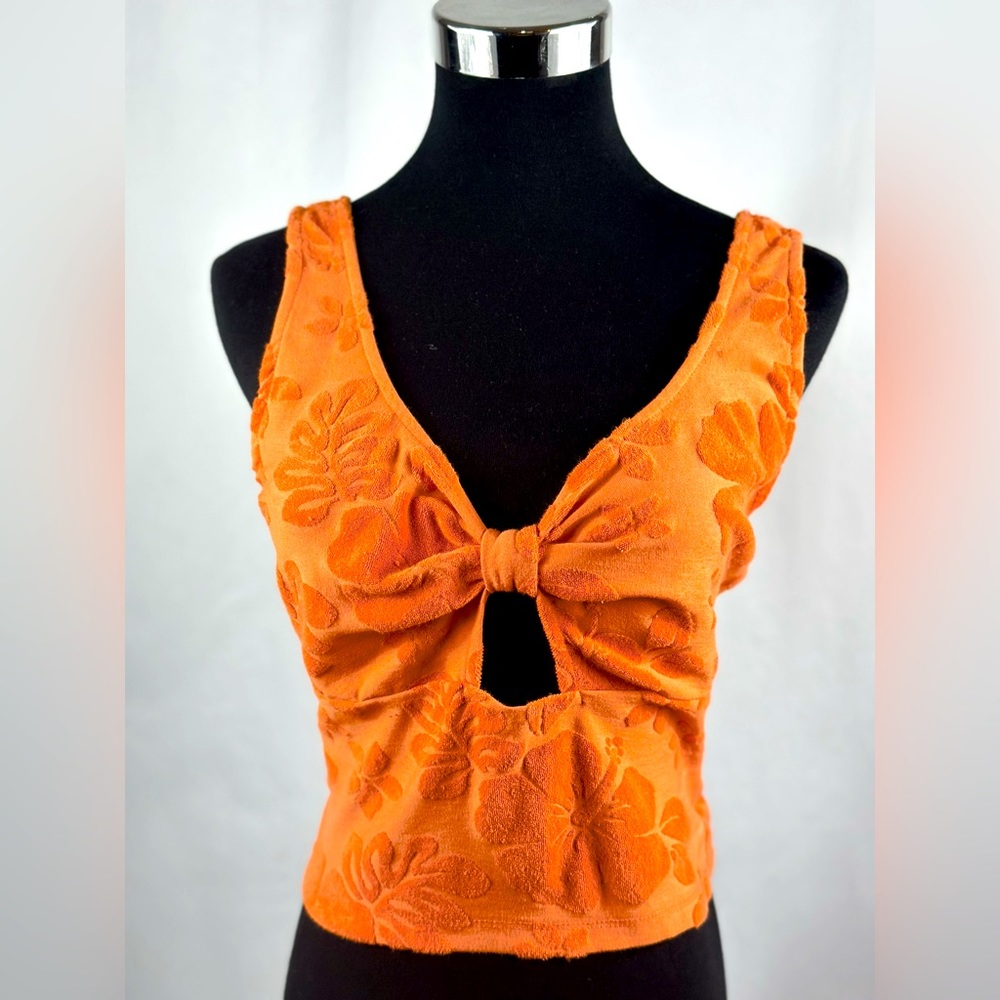 RETRO RESORT CROPPED TANK TOP